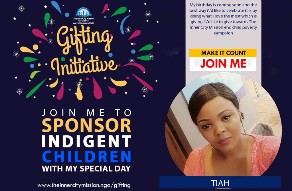 JOIN ME TO PROVIDE BASIC NECESSITIES FOR 180 VULNERABLE CHILDREN