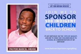 Join Me To Sponsor 500 Children Back To School