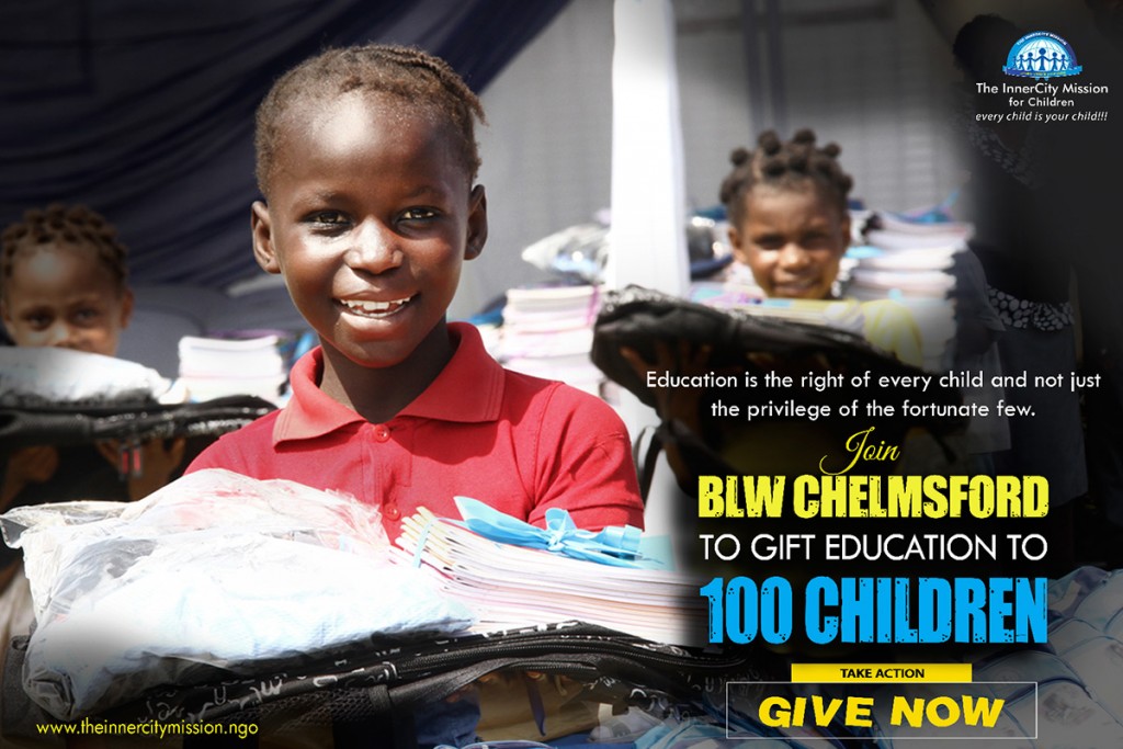 GIFTING EDUCATION TO 100 CHILDREN 