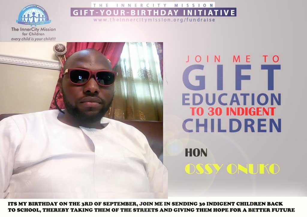 SEND POOR CHILDREN BACK TO SCHOOL THIS SEPTEMBER