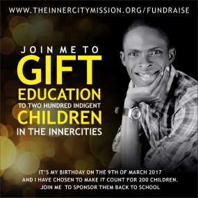 JOIN ME TO SPONSOR 200 INDIGENT CHILDREN BACK TO SCHOOL
