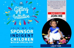 JOIN ME TO FEED 50 CHILDREN