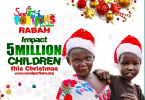 SEND PORTIONS - SPONSOR MEALS AND GIFT PACK FOR THE NEEDY