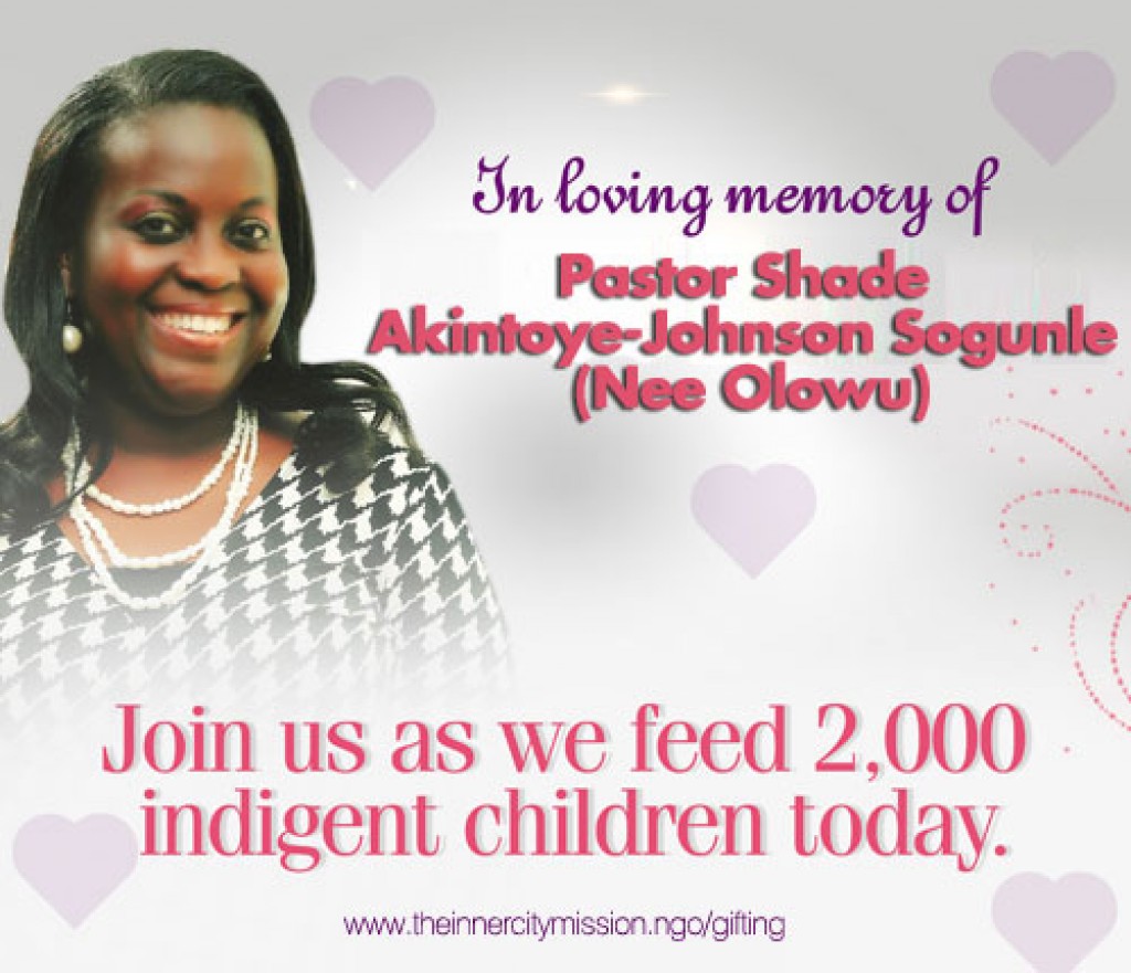 In Loving Memory Of Pastor Sade 