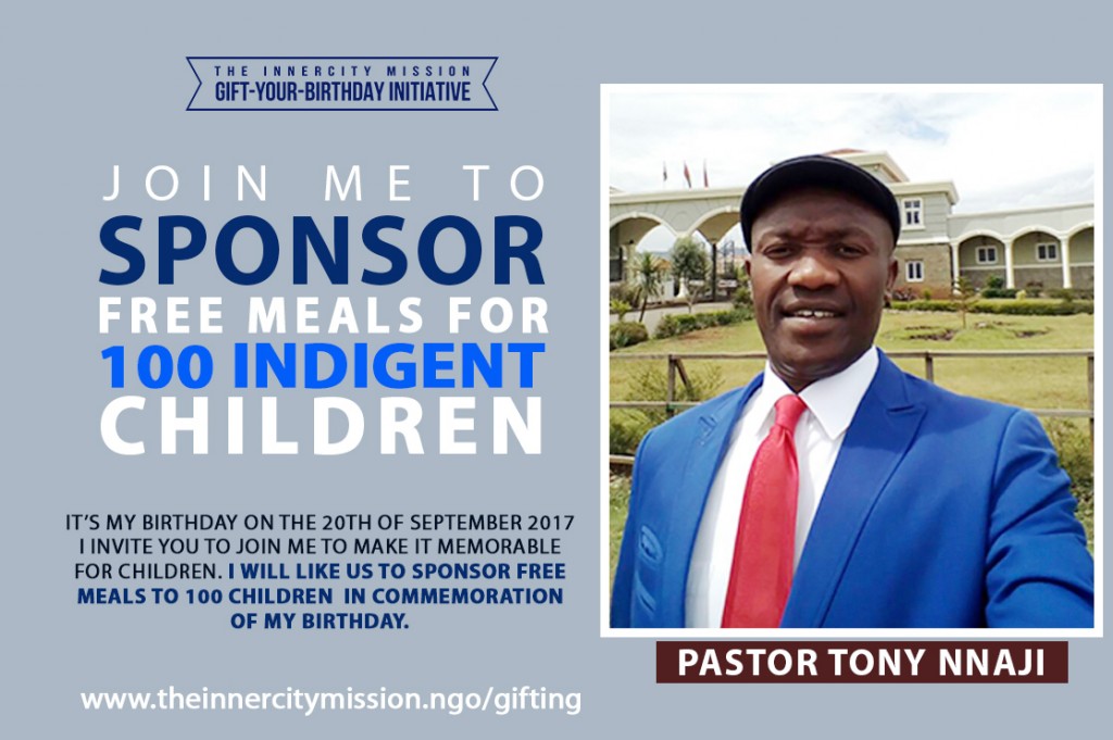 Join Me To Sponsor Free Meals For 100 Children
