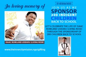 Let's Celebrate The Life Of Isaac Rowland Udeaku [Living Rose] By Sending 200 Children Back To School