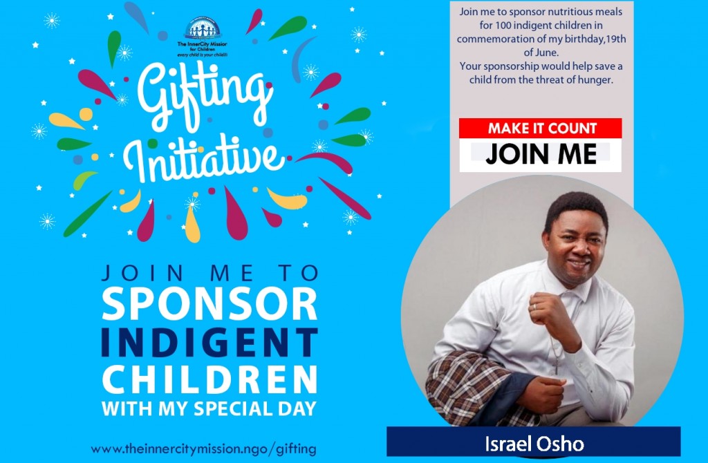 JOIN ME TO FEED 100 CHILDREN