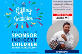 JOIN ME TO FEED 100 CHILDREN