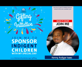 Join me to send ten children back to school this academic session.