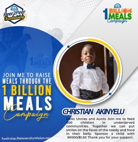 FEEDING 300 LESS PRIVILEDGED CHILDREN