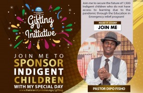 JOIN ME TO SECURE THE FUTURE OF 1500 CHILDREN