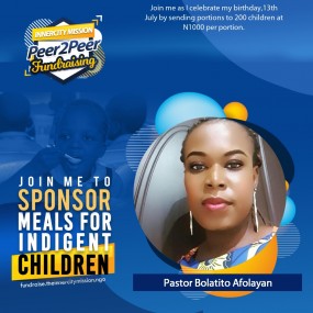 JOIN ME TO MEET THE NEEDS OF INDIGENT CHILDREN. 