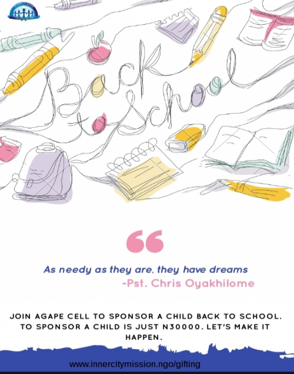 AGAPE BACK TO SCHOOL CAMPAIGN