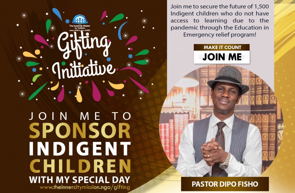 JOIN ME TO SECURE THE FUTURE OF 1500 CHILDREN