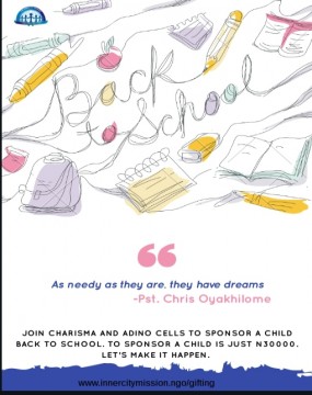 CHARISMA/ADINO'S BACK TO SCHOOL CAMPAIGN