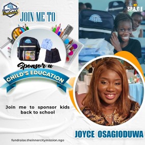 JOIN ME TO SPONSOR QUALITY EDUCATION FOR VULNERABLE CHILDREN 