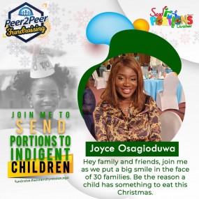 SEND PORTIONS TO THE UNDERSEVED THIS CHRISTMAS