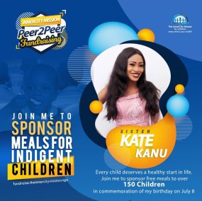 JOIN ME TO PROVIDE MEALS FO R 150 CHILDREN