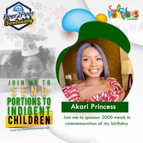 JOIN ME TO GIFT MEALS TO 2000 CHILDREN 