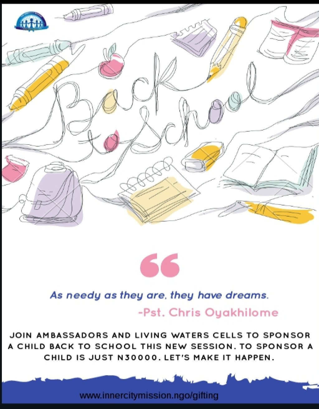 Ambassadors/Living Waters Back to School Campaign 