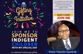 JOIN ME TO SPONSOR MEALS FOR 2000 INDIGENT CHILDREN