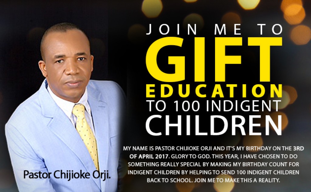 SEND 100 CHILDREN BACK TO SCHOOL