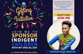 JOIN ME TO SPONSOR FREE MEALS FOR 500 INDIGENT CHILDREN 