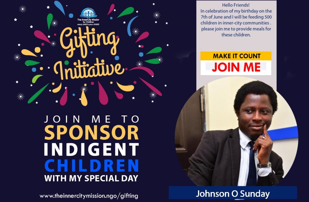 JOIN ME TO FEED 500 CHILDREN