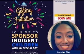 Help Me send Portions to Indigent Children