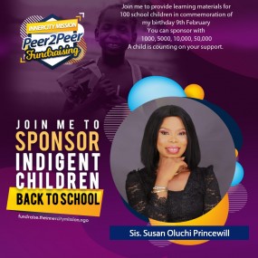 JOIN ME TO SPONSOR LEARNING MATERIALS FOR 100 CHILDREN 