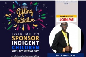 JOIN ME TO FEED A CHILD IN THE COUNTRY TODAY. 