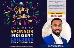 JOIN LW UK ZONE A TO SEND 250 CHILDREN BACK TO SCHOOL