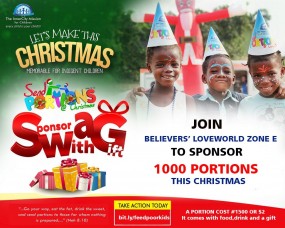 SEND PORTIONS TO THE POOR