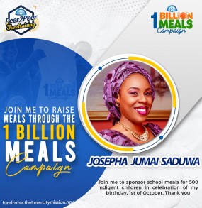 JOIN ME TO SPONSOR SCHOOL MEALS FOR 500 CHILDREN