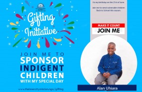 JOIN ME TO SEND CHILDREN BACK