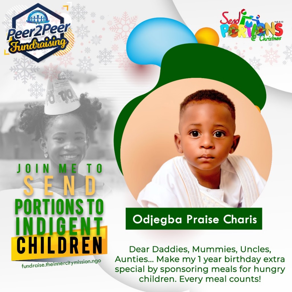 Join me to Sponsor Meals for 1000 Indigent Children 