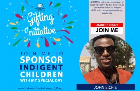 JOIN ME TO SAVE 100 CHILDREN FROM HUNGER