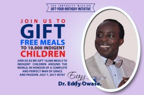 JOIN US TO PROVIDE 10000 MEALS IN HONOUR OF A GREAT MAN