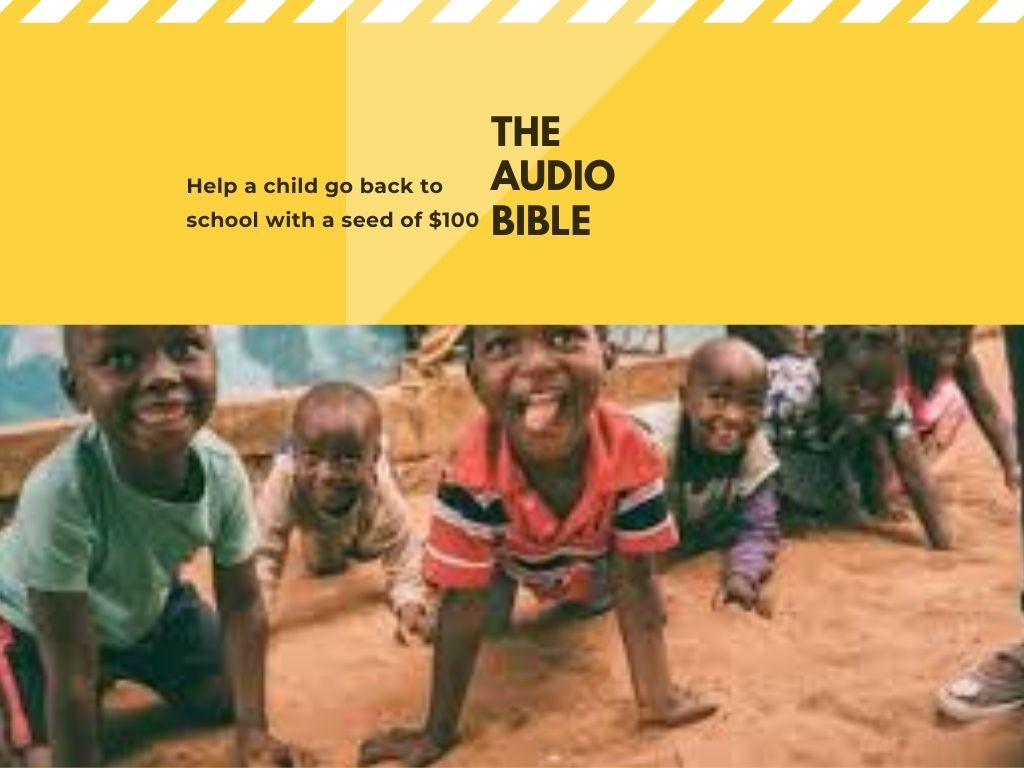 Audio Bible & Innercity Missions back to school initiative 