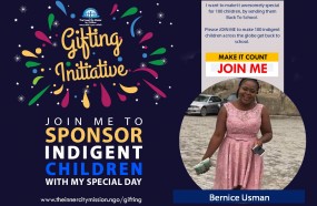 JOIN ME TO SEND CHILDREN BACK TO SCHOOL