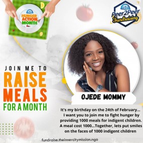 TAKING ACTION TO FEED 1000 INDIGENT CHILDREN 