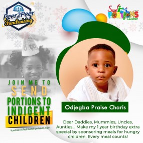 Join me to Sponsor Meals for 1000 Indigent Children 