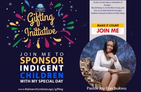 JOIN ME TO SPONSOR MEALS FOR 50 INDIGENT CHILDREN