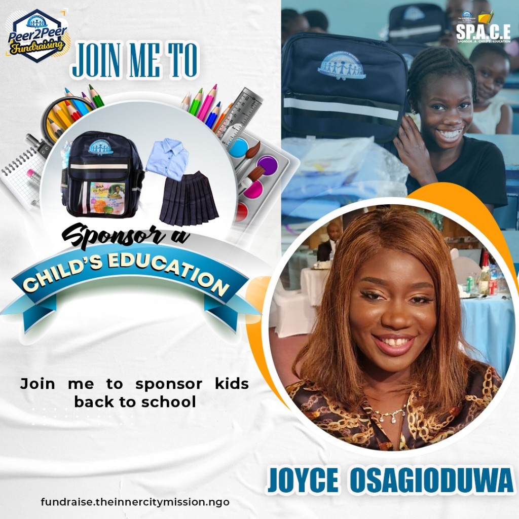 JOIN ME TO SPONSOR QUALITY EDUCATION FOR VULNERABLE CHILDREN 