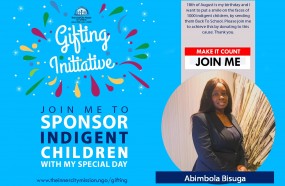 JOIN ME TO SEND 1000 INDIGENT CHILDREN BACK TO SCHOOL