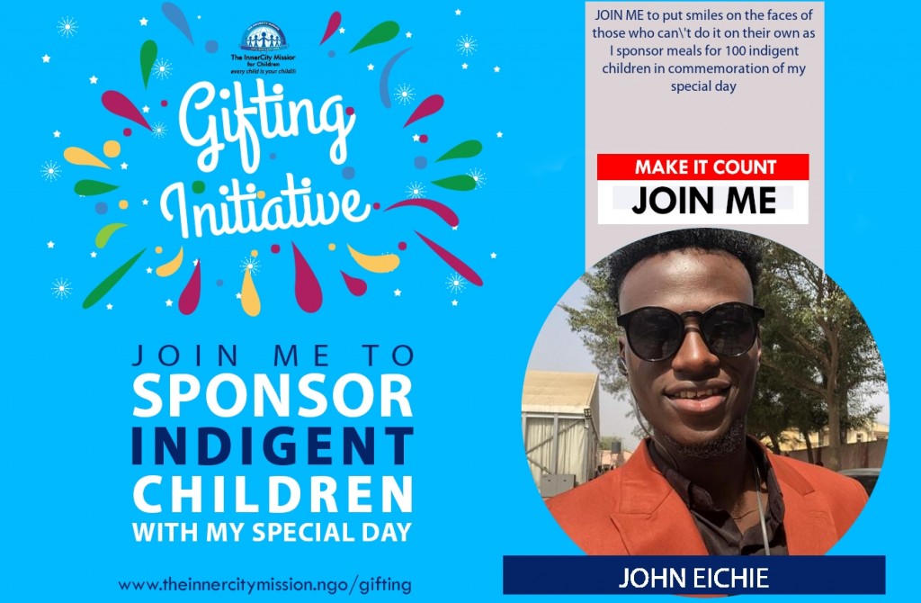 JOIN ME TO SAVE 100 CHILDREN FROM HUNGER