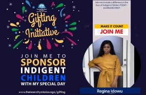 JOIN ME TO MAKE A DIFFERENCE IN THE LIVES OF INDIGENT CHILDREN: #LOVELIKEHEDID