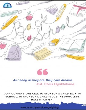 Cornerstone's back to school campaign