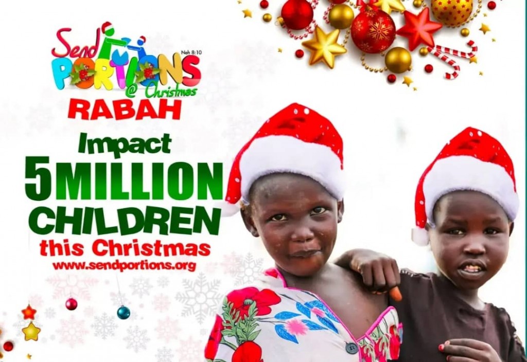 SEND PORTIONS - SPONSOR MEALS AND GIFT PACK FOR THE NEEDY