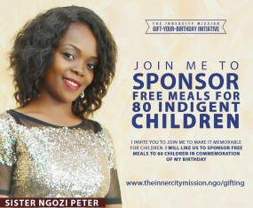 Join Me To Sponsor Free Meals For 80 Indigent Children